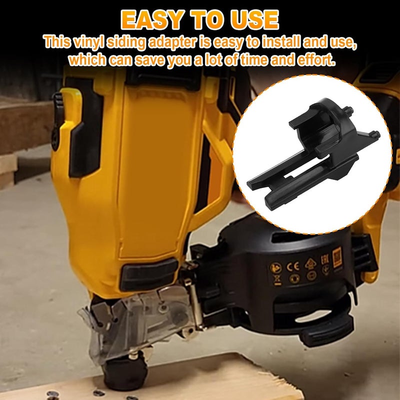 VIDABTE Vinyl Siding Adaptor Tip for Dewalt Roofing Nailer Cordless 20v DCN45RNB, DCN45RND1, DCN45RN -2 Pack - Image 4